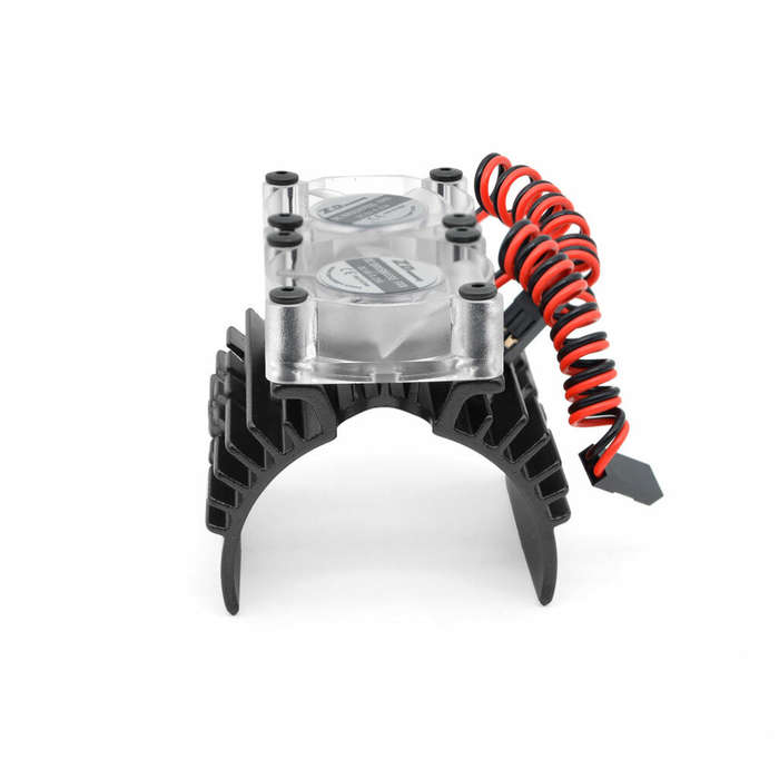 Black - ZD Racing EX07 1/7 4WD ELECTRIC HYPERCAR Brushless RC Car Drift Double Motor Cooling Fan For