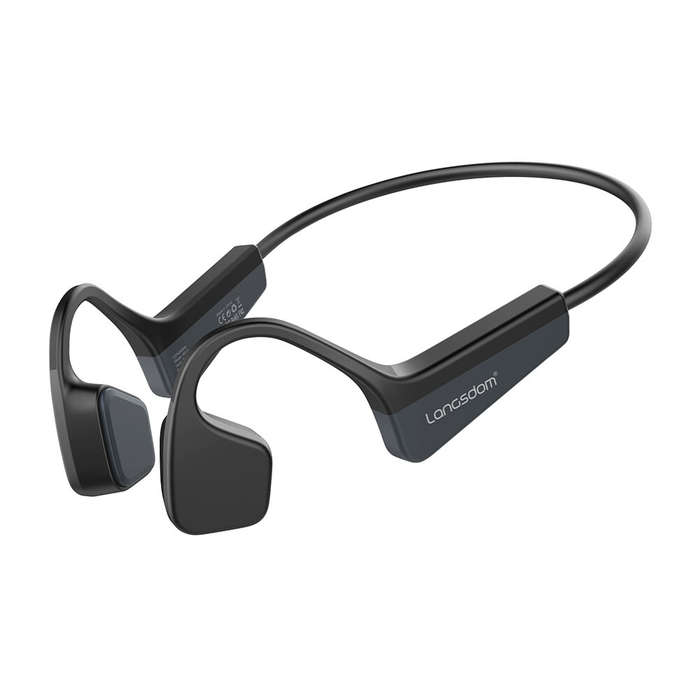 Langsdom BS17 True Bone Conduction Earphone bluetooth Headset HiFi Stereo CVC Noise Cancelling 360 F