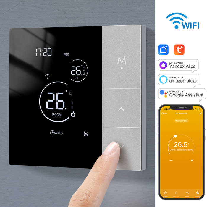 Gas boiler - YJ508 Tuya WiFi Thermostat Smart Home Thermoregulator for Gas Boiler/Electric/Water Hea