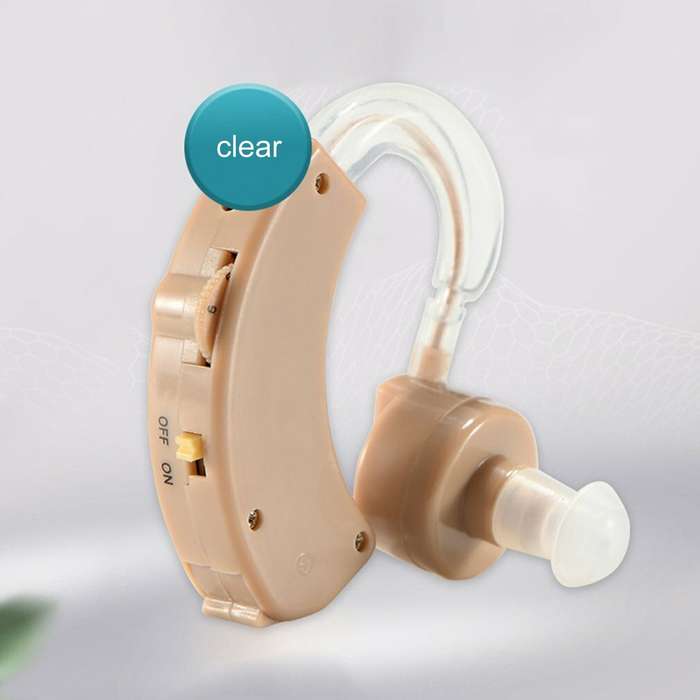 Portable Ear Mounted Amplifying Sound Amplifier Earphone Loudly Clear Sound Amplifier Single Key Ope