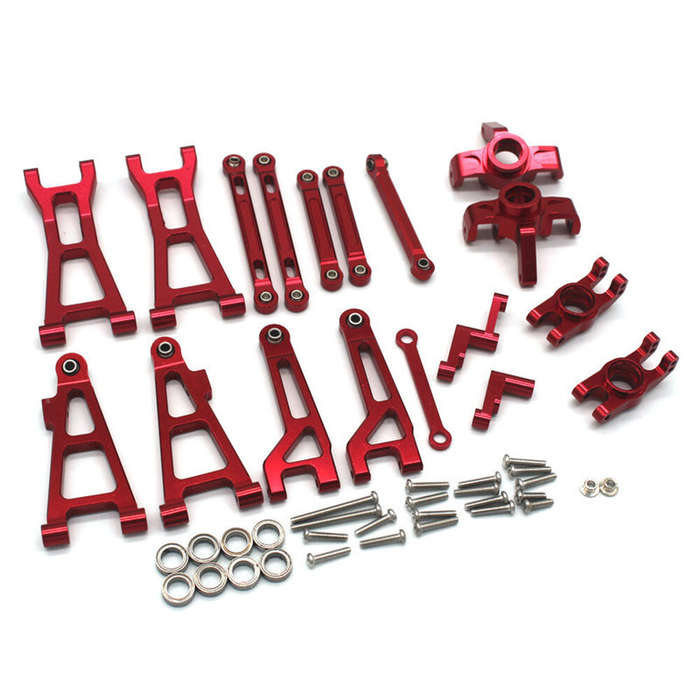 Purple - Upgraded Metal Spare Parts Accessories Set for HBX 2105a T10 16889 16889A 16890 SG1601 SG16