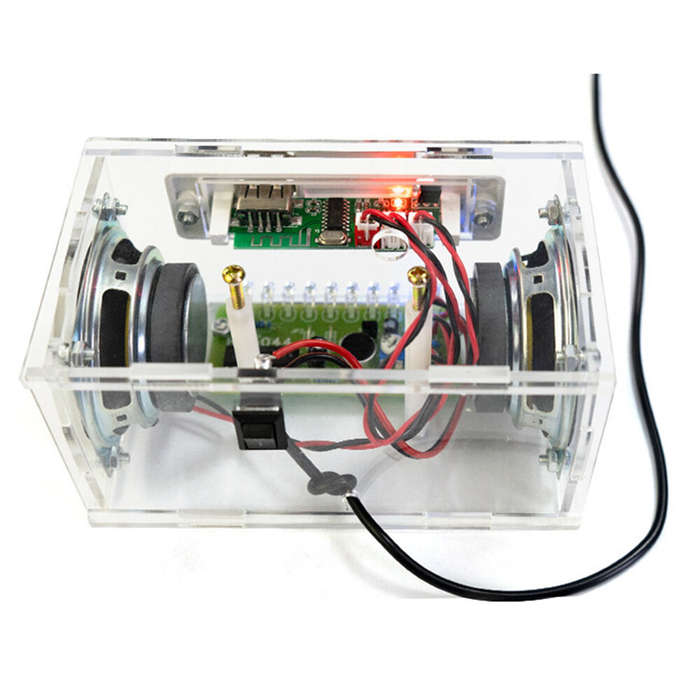 DIY Kit - Bluetooth Speaker Kit Electronic Production DIY Assembly Parts Power Amplifier Speaker Par