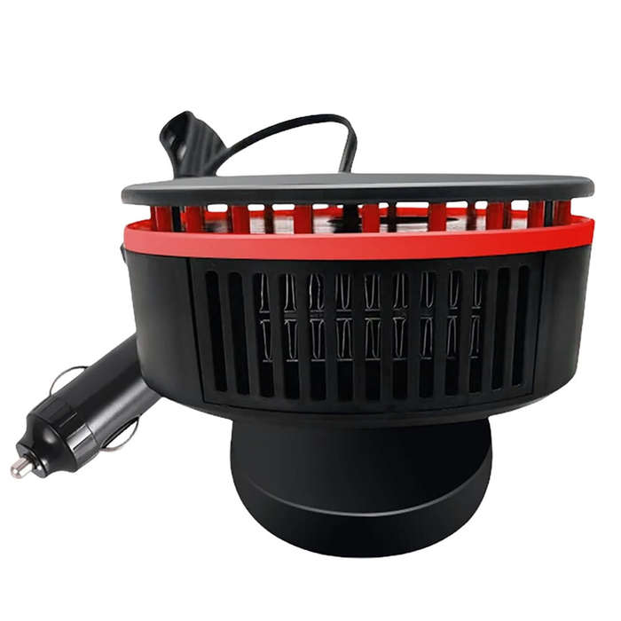 Yellow - 2 In 1 Car 360 Rotating Heater Fan Car Heater Fan Portable Car Heater with Cooling Function