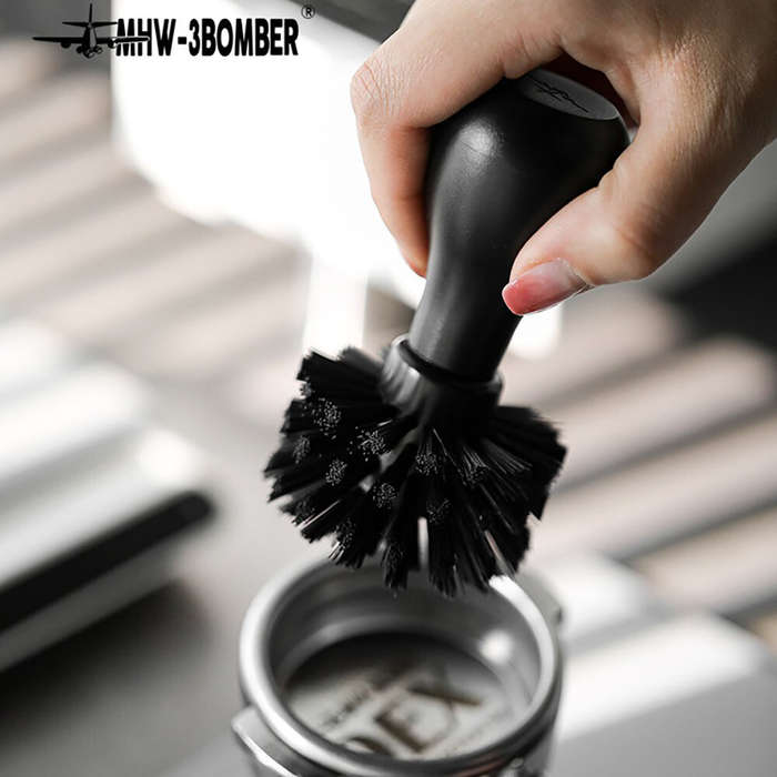 54mm - MHW-3BOMBER Coffee Powder Cleaning Brush Bomber Powder Bowl Cleaning Brush Bar Tool for 51-54