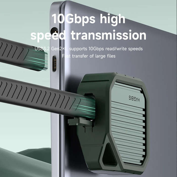 Hagibis 2230 M.2 NVMe SSD Enclosure USB 3.2 Gen 2 10Gbps to NVMe PCI-E M.2 SSD Case External SSD for