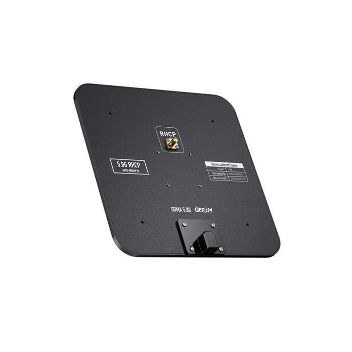 Black - GEPRC SOMA 5.8G High Gain 17dBi RHCP Directional Long Version Flat-Panel SMA FPV Antenna For