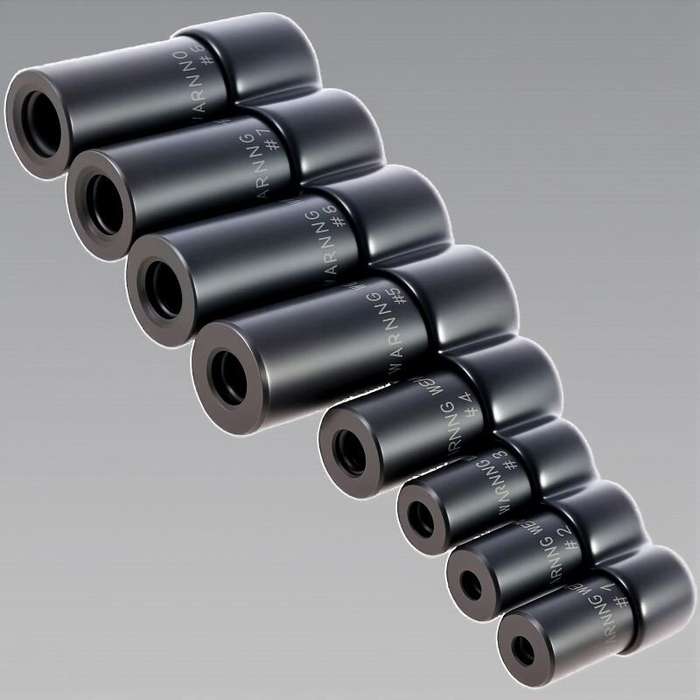 8pcs - Steel Tap Socket Set 8pcs Compatible with Tight Spaces Automotive Tools 1/4 3/8 Inch Drive