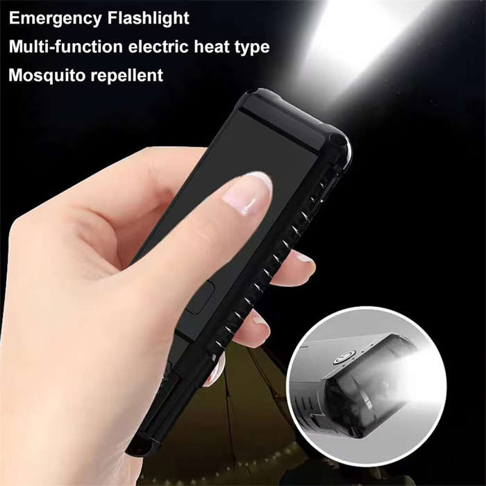 Black - IPRee Multi-function Mosquito Repellent & Lamp Portable Mosquito Lamp Killer with Rechargeab