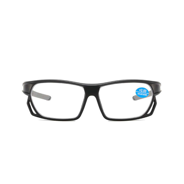 +200 - Sport Anti-blue Light Reading Glasses for Men Women Lightweight HD Comfortable Presbyopic Gla
