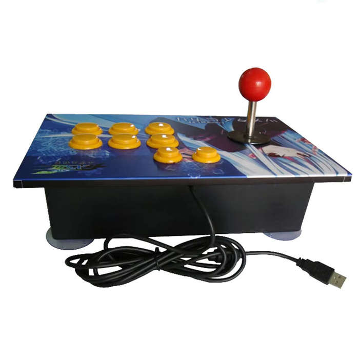 White - XSM-02 USB2.0 Arcade Game Controller for PC Computer Laptop Mobile Joystick Gamepad No Lag P