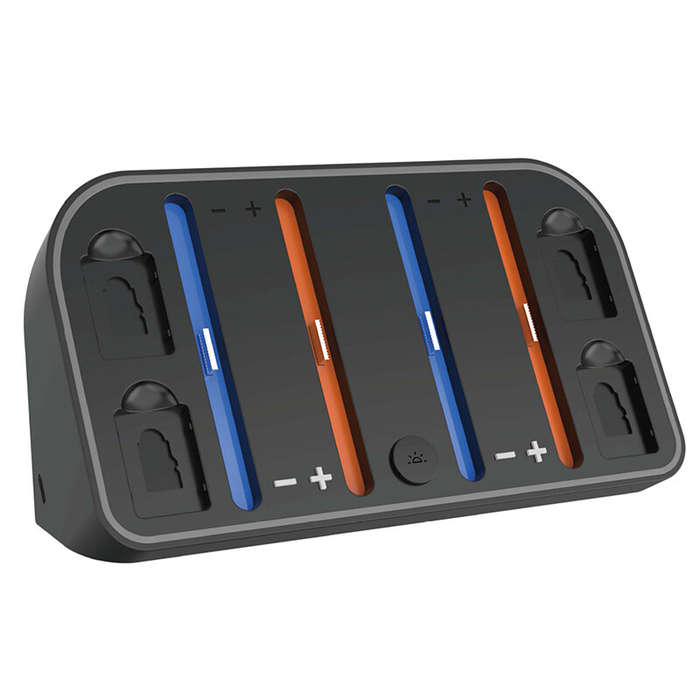 Black - IPLAY HBS-2807 Wall-Mounted Charging Dock for NS2 Controller Gamepad Charger RGB Lighting Ga