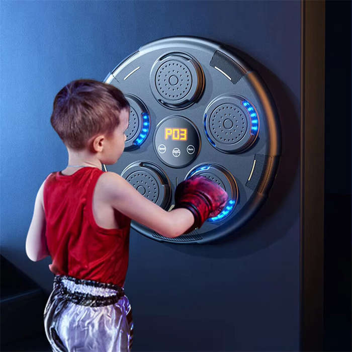 Black - KALOAD Boxing Training Machine bluetooth Electronic Punching Pads Wall Hanging Smart Sandbag