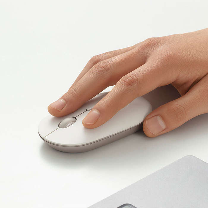 Black - Xiaomi 3 Wireless Mouse 2.4GHz Bluetooth Dual Modes 2400/1600/1200/800 4 DPI Mini Wireless M