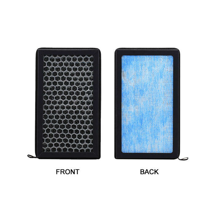A - Air Filter N95 Grade HEPA Activated Carbon Honeycomb Mesh Advanced Filtration Clean Air Removal