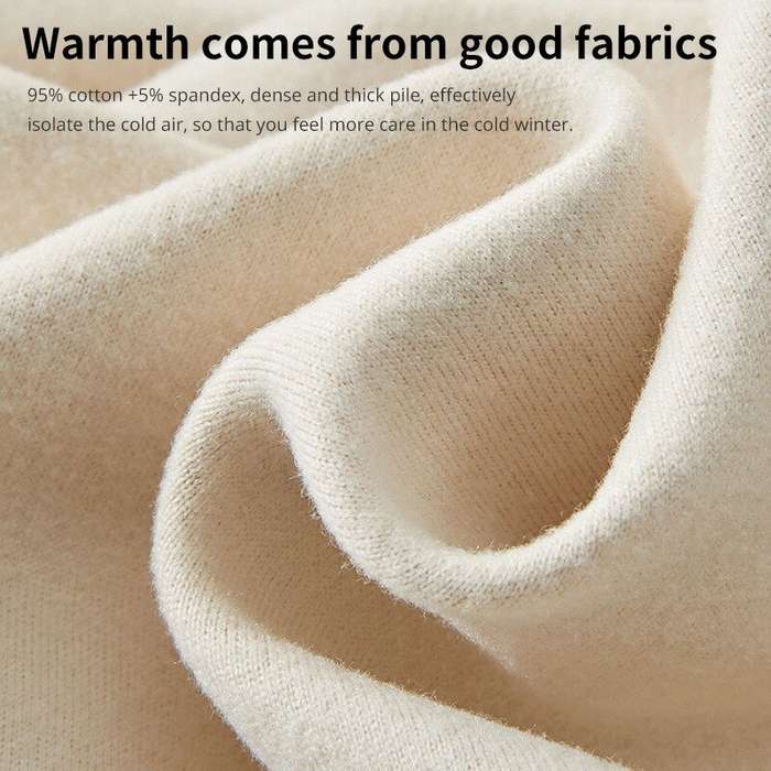 XL - TENGOO 2Pcs Men Winter Thermal Wear, Thermal Underwear Set, Thermal Base Layer Set, Warmth Slim