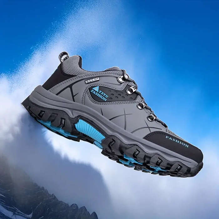 44 Yard EU - TENGOO Outdoor Hiking Shoes PU Soft Trekking Waterproof Lace-up Mountaineering Travel W