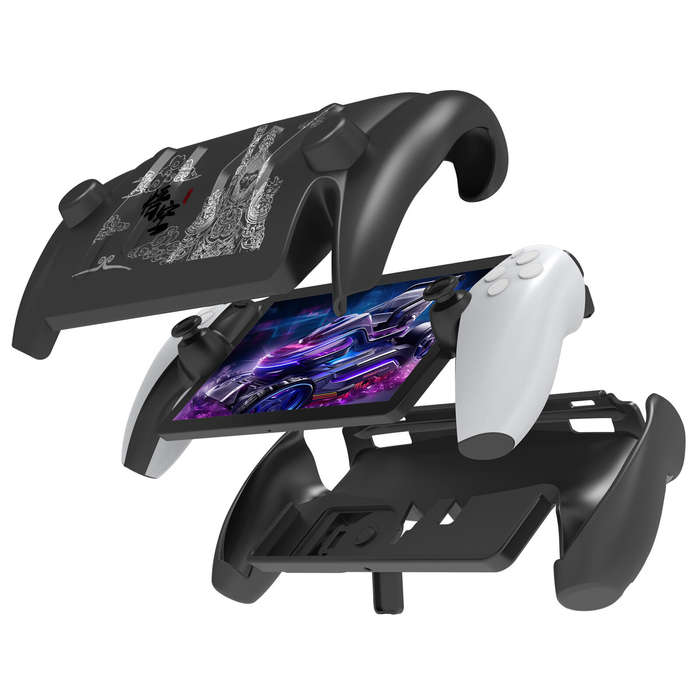 Black - [Black Myth: WuKong] JYS-P5188 Full Coverage TPU Protective Case with Detachable Face Cover