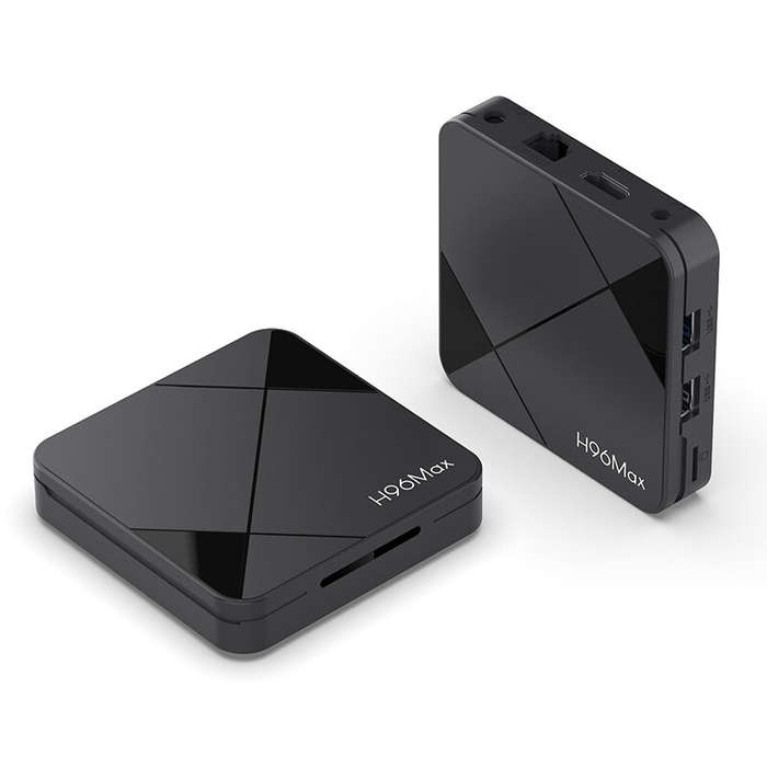 US Plug - H96Max 2+16G Android 14.0 TV Box RK3518 Quad-core Support Wi-Fi 6 & bluetooth-compatible 5
