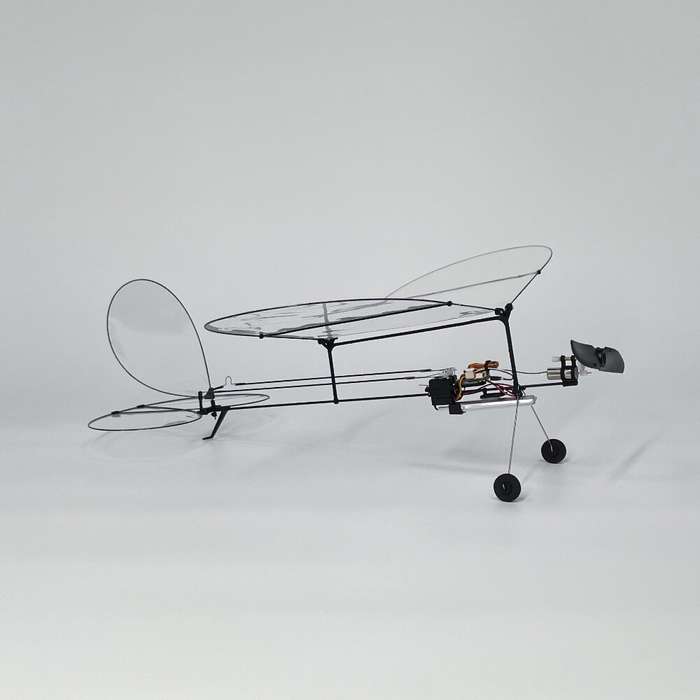 KIT+Motor - MinimumRC Butterfly T1 360mm Wingspan Carbon Fiber Film Ultra-light Indoor RC Airplane K