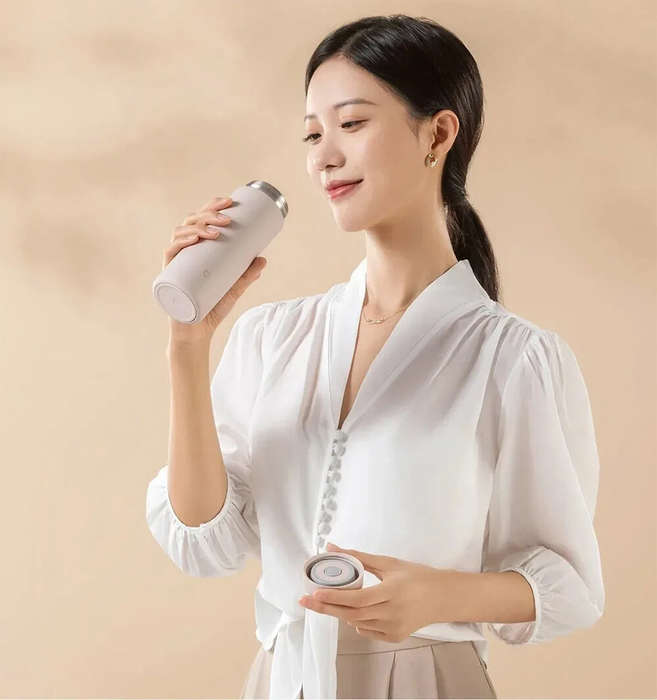 Green - Xiaomi Mijia 350ML Water Cup Pocket Version 350ml Vacuum Thermos Cup Portable Travel Insulat