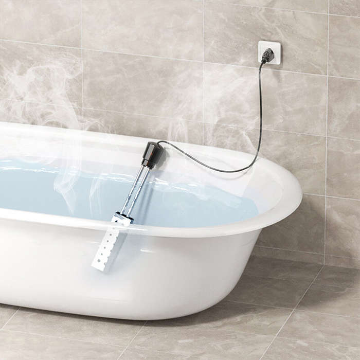 Type A - 220V Immersion Water Heater 3000W Hot Tub Water Heater with Stainless Steel Shield and Hang