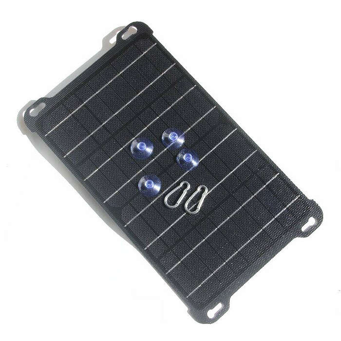 15W 5V/18V ETFE Solar Panel Mobile Phone Battery Charger Type-C USB DC Output Waterproof