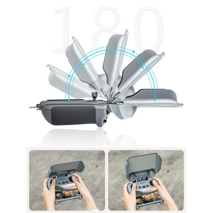 STARTRC 2-in-1 RC 2 Screen Remote Controller Sun Shade Hood Sunshade Protection Cover Shell Case Joy