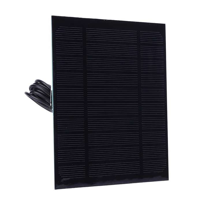 3.5W - 3.5W 5V Solar Panel Charger Micro USB 150x130mm Monocrystalline 22% High Conversion Efficienc