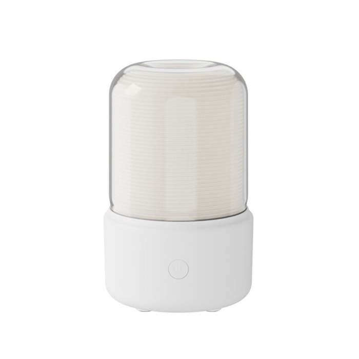 White - Kinscoter Aroma Diffuser Essential Oil Diffuser Usb Portable Air Humidifier Warm Color Night