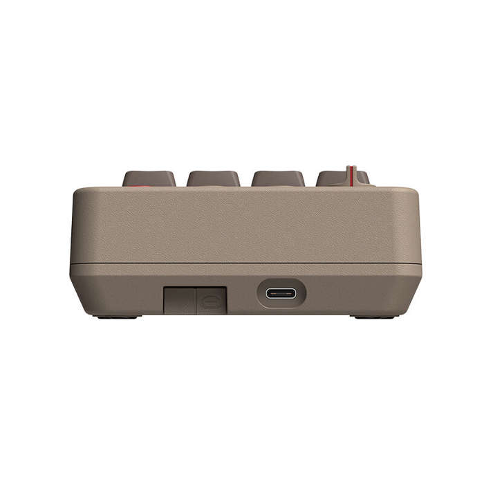 Black - 8Bitdo Retro18 18 Keys Mechanical Numeric Keypad Tri-mode Calculator Retro Mechanical Keyboa