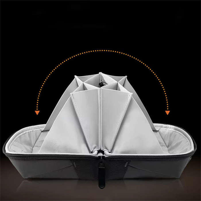Black - IPRee Large Capacity Cable Storage Bag Waterproof Digital Electronic Organizer Portable USB