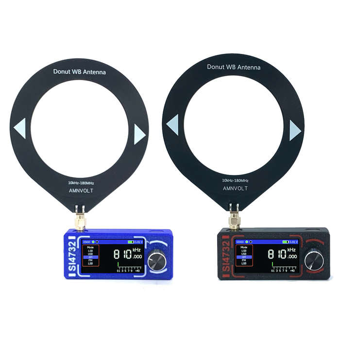Blue - Original ATS MINI ESP32-S3 SI4732 Pocket Radio DSP Receiver Full Band FM AM MW SW SSB LSB USB