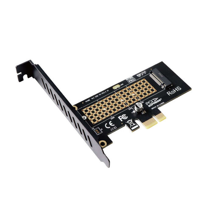 SK1 - JEYI SK1/SK4 SSD Adapter Card M.2 NVME to PCI-E4.0 X1X4X8X16 40Gbps Expansion Card Compatible