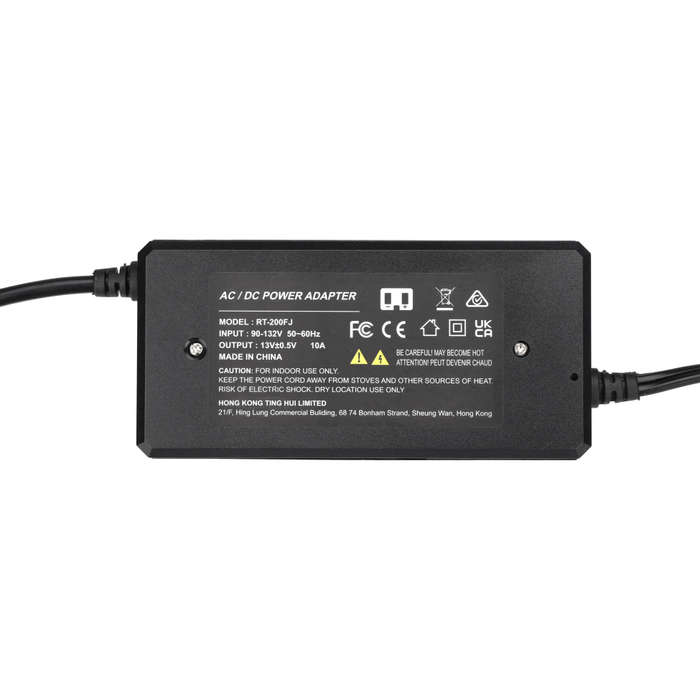 AU Plug - B-type Dual-hole AC to DC Adapter 1.7m Long for Diesel Heater Car Parking Accessories