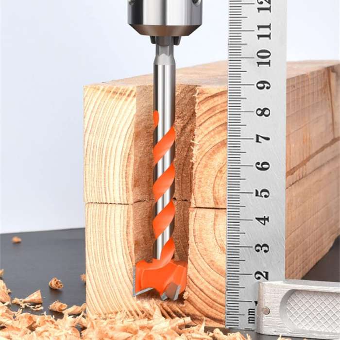 5Pcs - 5PCS Carbide Hinge Boring Forstner Drill Bits for Wood & Locks Precision Boring Tools with He