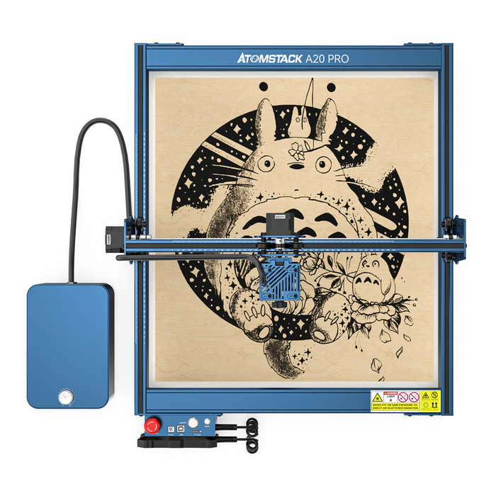 ATOMSTACK A20 Pro Quad-Laser Engraving Cutting Machine Laser Engraver Built-in Air Assist System 20W