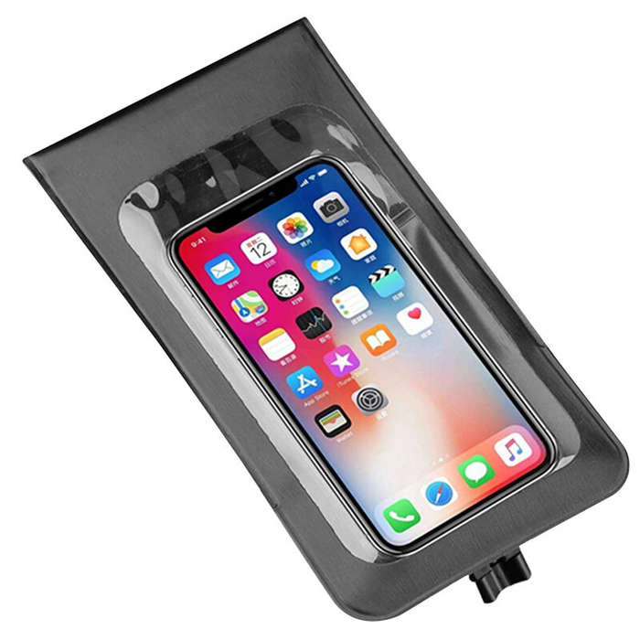 Handle Type - BENGGOU Waterproof Bicycle Phone Mount 360 Rotation Touch Screen Handlebar Phone Holde