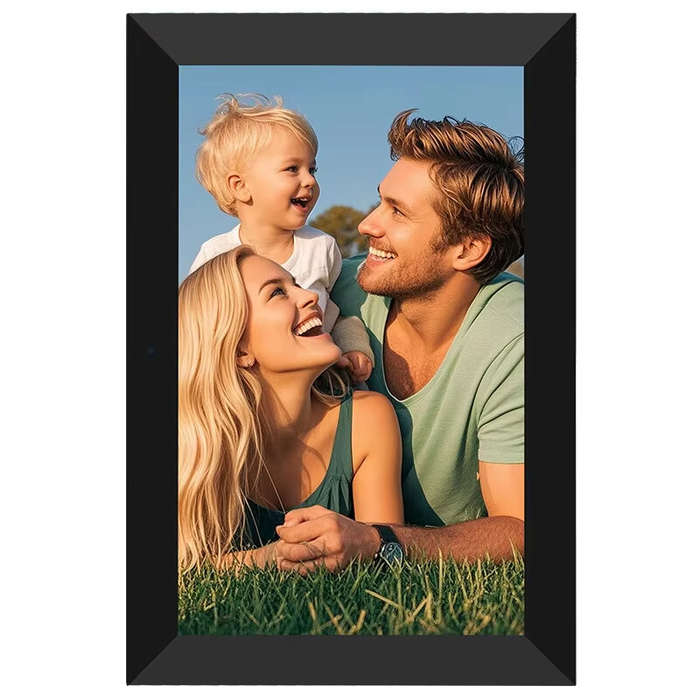EU Plug - 1003L 10" IPS Digital Picture Frame 1280x800 HD Photo Video Player Remote Control Calendar