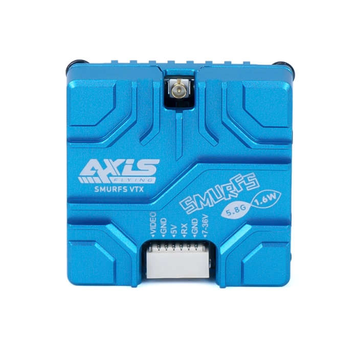 Blue - Axisflying SMURFS VTX 5.8G 25W 100W 250W 800W 1.6W Analog IRC Tramp Image Transmission FPV Tr