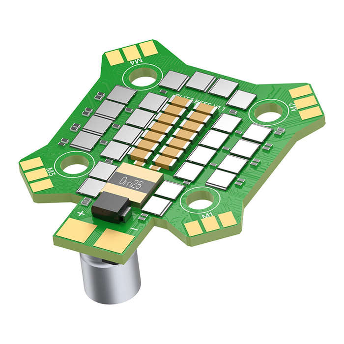 ESC - 20x20mm iFlight BLITZ Mini E55S 55A 2-6S BLheli_S 4IN1 Brushless ESC for FPV RC Racing Drone