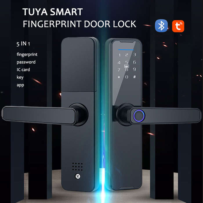 WAFU WF-H6 Tuya bluetooth Digital Electronic Lock Smart Door Lock Fingerprint/Card/Password/Key Unlo