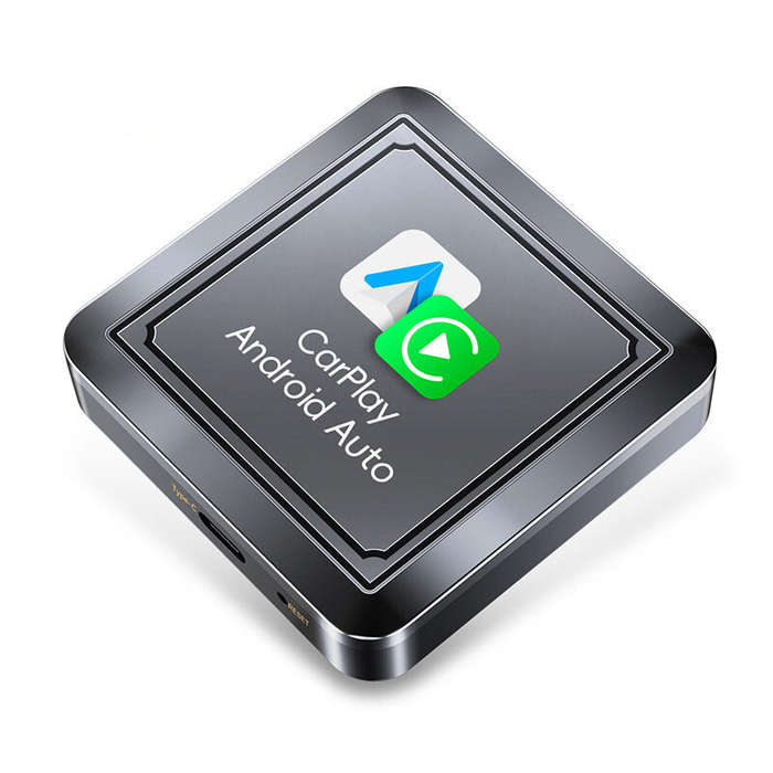 Silver - 2 In 1 Wireless Carplay Adapter Convert Wireless Carplay Box Carplay Adapter Original Car W