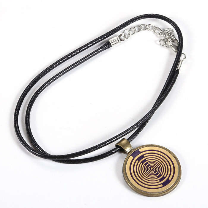Copper - MWO Polarized Disc Necklace Multi-wave Oscillator Energy Necklace Pure Copper Gold-plated J