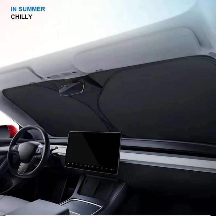 S - S/L Car Sunshade Windshield Heat Insulation Sunscreen Baffle Car Front Window Sunshade Summer Cu