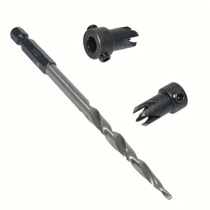 5PCS Countersink Set Countersink HSS Conical Countersink With 1 Hex Wrench Woodworking Countersink B