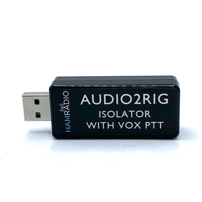 Black - AUDIO2RIG Amateur Radio USB Sound Card Connector for KENWOOD/YAESU/ICOM Business Radio Suppo