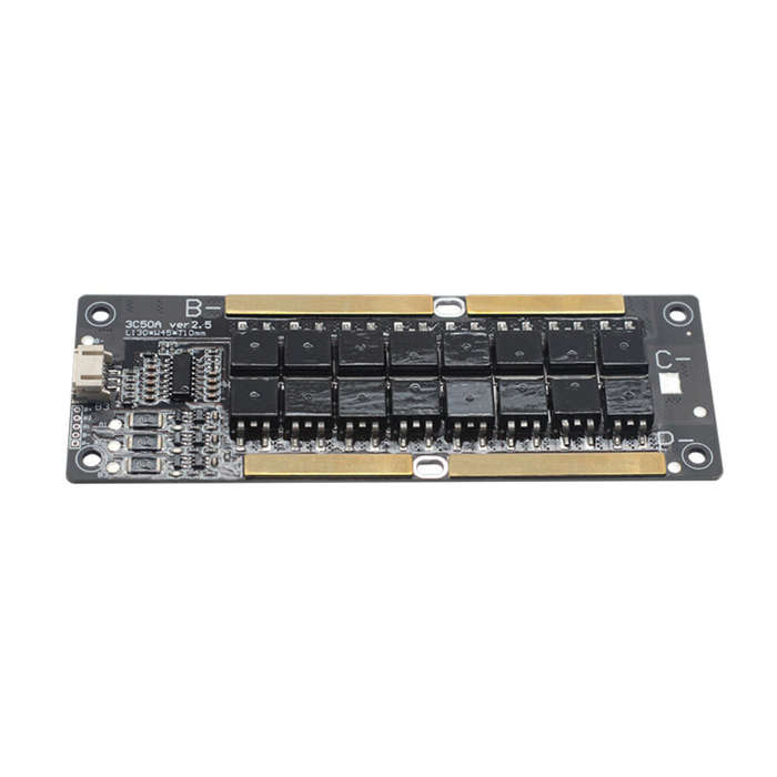 Black - BMS 3S 12.6V 50A Li-ion Lithium Battery Charge Protection Board with Balance PCB PCM