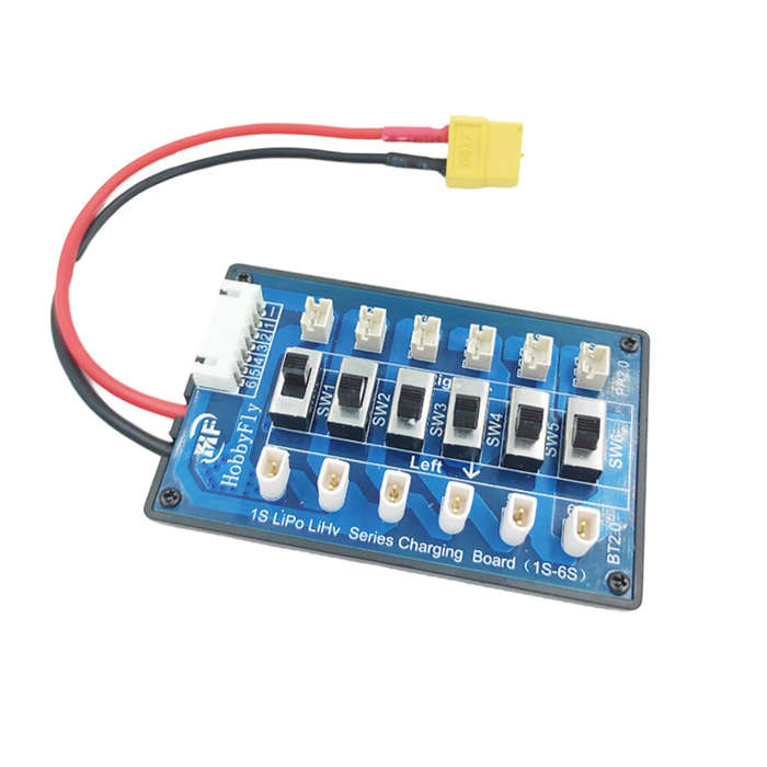 HobbyFly 1s BT2.0/PH2.0 Lipo Battery Series Charging Board Parallel Charge Board Blade Inductrix Ult