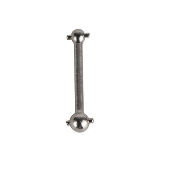 Silver - 2PCS LDRC 1802 1803 A01 A02 1/18 RC Car Upgraded Parts Metal Drive Shaft Vehicles Models Sp