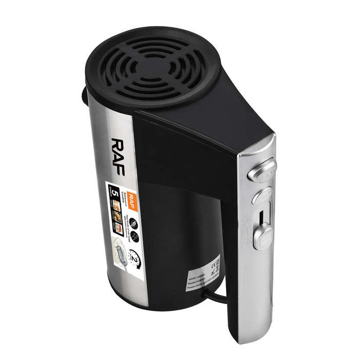 EU Plug - 120W Electric Handheld Mixer 5-Level Household Electric Mixer Kitchen Electric Hand Mixer